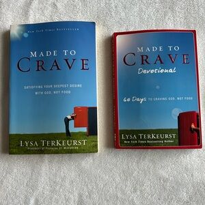 Made to Crave Book Set Lysa TerKeurst Christian Faith Diet Devotional Bundle